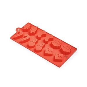 2 Martha Stewart Ice Cube Tray The Holiday Collection Silicone Dishwasher Safe